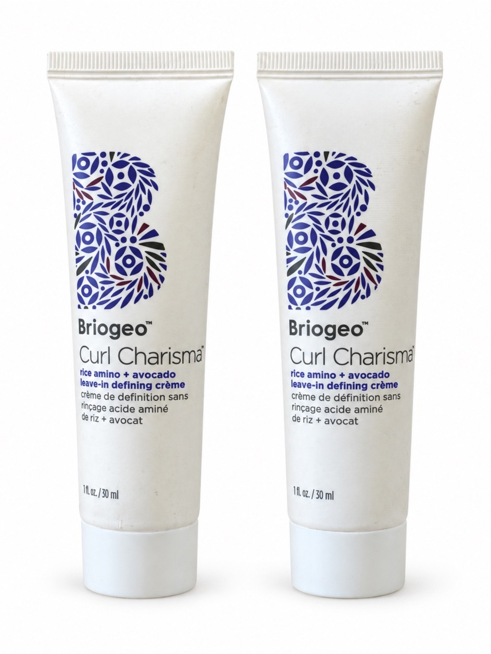 Briogeo Curl Charisma Leave-In Defining Crème Mini Duo 1oz X 2 BRAND NEW/SEALED
